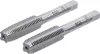 BGS technic 2 részes menetfúró szár készlet, M12x1.5, előfúró és fő menetfúró (BGS 1900-M12X1.5-B)