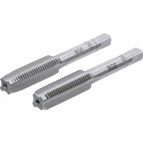   BGS technic 2 részes menetfúró szár készlet, M12x1.5, előfúró és fő menetfúró (BGS 1900-M12X1.5-B)