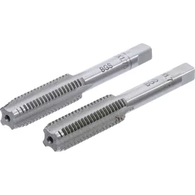   BGS technic 2 részes menetfúró szár készlet, M12x1.75, előfúró és fő menetfúró (BGS 1900-M12X1.75-B)