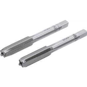   BGS technic 2 részes menetfúró szár készlet, M8x1.0, előfúró és fő menetfúró (BGS 1900-M8X1.0-B)
