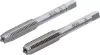 BGS technic 2 részes menetfúró szár készlet, M8x1.25, előfúró és fő menetfúró (BGS 1900-M8X1.25-B)