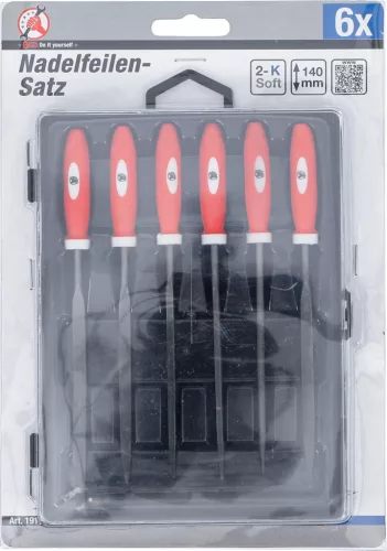 BGS DIY Tűreszelő készlet 6 részes 140 mm (BGS 1911)