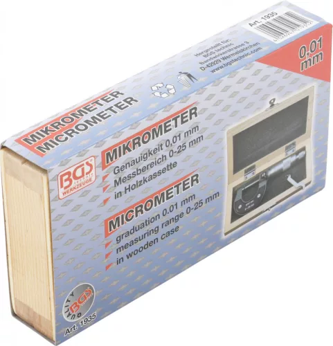BGS technic Mikrométer 0-25mm (BGS 1935)