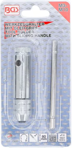 BGS technic Racsnis hajtószár menetfúrókhoz 80mm (M3-M10) (BGS 1980)