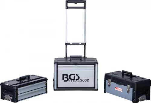 BGS technic Mobil szerelőkocsi 3 részes kivitelben, 75 kg teherbírással, 2 fiókkal (BGS 2002)