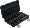 BGS DIY Behajtófej/dugókulcskészlet | 6,3 mm (1/4"), 10 mm (3/8"), 12,5 mm (1/2") | E-profil/T-profil (Torx) | 25 darabos (20124)