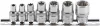 BGS technic 7 részes E-Torx dugókulcs fej készlet 1/4"-3/8" (BGS 2027)