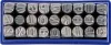BGS technic Betűbeütő készlet, 5mm (BGS 2032)