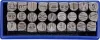 BGS technic Betűbeütő készlet, 6mm (BGS 2033)