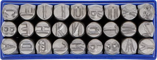 BGS technic Betűbeütő készlet, 8mm (BGS 2034)