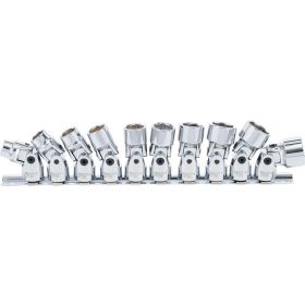   BGS technic 3/8" Univerzális "Pro Torque" csuklós dugókulcs készlet, 10-19 mm (BGS 205)