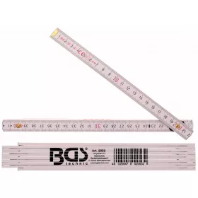   BGS technic Fa ősszehajtható mérőléc (colostok), 2m (BGS 2053)