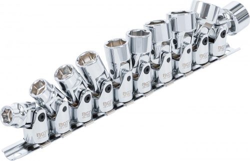 BGS technic 3/8" Univerzális "Pro Torque" csuklós dugókulcs készlet, 10-19 mm (BGS 205)