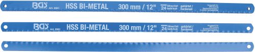 BGS technic 10 darab fémfűrészlap, 13mm széles, 300mm hosszú, flexibilis HSS (BGS 2061)