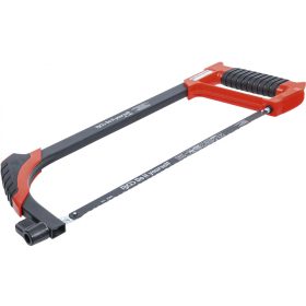   BGS DIY Acél fémfűrész keret, 300 mm-es fűrészlappal, gumírozott fogóval (BGS 2065)