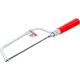   BGS DIY Fémfűrész 150 mm-es fűrészlappal, fa nyéllel (BGS 2068)