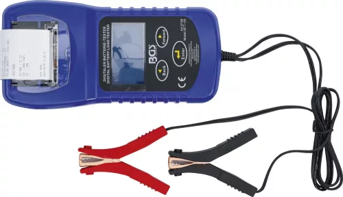 BGS technic Digitális akkumulátor tesztelő és töltő rendszer tesztelő | nyomtatóval (BGS 2133)