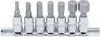 BGS technic 7 részes Imbusz bitfej készlet, 1/4", 4-12 mm (BGS 2161)