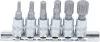 BGS technic 6 részes Spline bitfej készlet, 1/4", M4-M12 (BGS 2162)