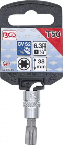 BGS technic 1/4" Torx bitfej, T50 (BGS 2164-T50)