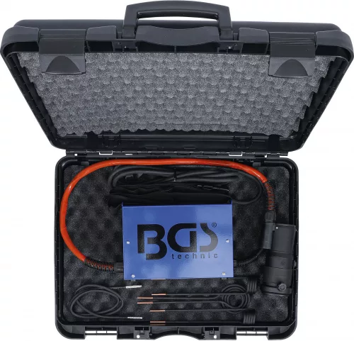 BGS technic Indukciós hevítő készülék 1,5 kW, 230 V, 4 indukciós tekerccsel (BGS 2169)