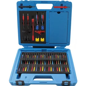  BGS technic Autóvillamossági mérőkábel- és mérőcsúcs készlet multiméterhez, 4 mm, 92 részes (BGS 2186)