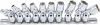 BGS technic Dugókulcsfej készlet csuklós fejekkel, 1/4”, 5–13 mm, 10 részes (BGS 220)