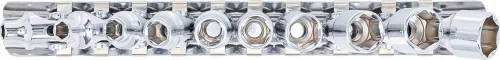 BGS technic Dugókulcsfej készlet csuklós fejekkel, 1/4”, 5–13 mm, 10 részes (BGS 220)