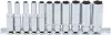 BGS technic Dugókulcsfej készlet hosszú hatszög fejekkel, 1/4”, 4–13 mm, 11 részes (BGS 2221)