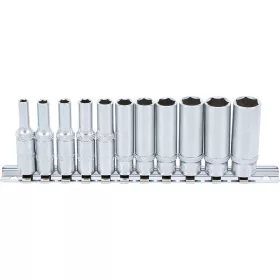   BGS technic Dugókulcsfej készlet hosszú hatszög fejekkel, 1/4”, 4–13 mm, 11 részes (BGS 2221)