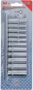 BGS technic Dugókulcsfej készlet hosszú hatszög fejekkel, 1/4”, 4–13 mm, 11 részes (BGS 2221)