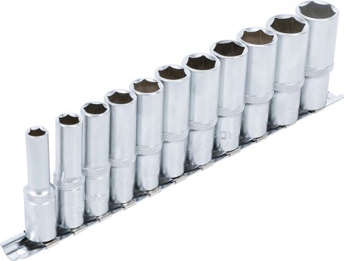 BGS technic 11 részes hosszított dugókulcs készlet 8-19mm, 3/8" (BGS 2222)