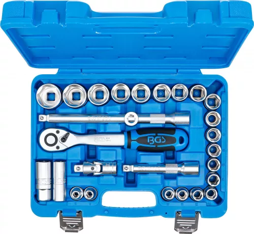 BGS technic 27 részes dugókulcs készlet 1/2" 8-32mm (BGS 2224)