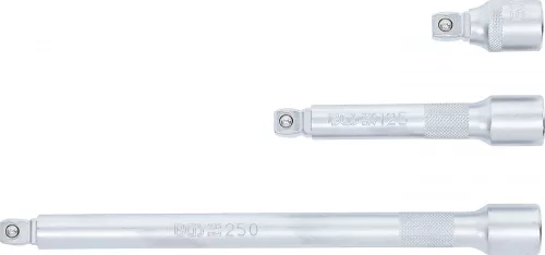 BGS technic Billenő dugókulcs-hosszabbító készlet 1/2”, 50–250 mm, 3 részes (BGS 2240)