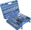 BGS technic Dugókulcs készlet colos hatszög fejekkel, 1/4”–3/8”–1/2”, 192 részes, króm-vanádium acél (BGS 2245)