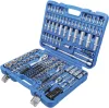 BGS technic Dugókulcs készlet colos hatszög fejekkel, 1/4”–3/8”–1/2”, 192 részes, króm-vanádium acél (BGS 2245)