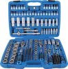 BGS technic Dugókulcs- és bitkészlet Gear Lock univerzális profillal, 1/4”, 3/8” és 1/2”, 192 részes, CrV acél (BGS 2247)