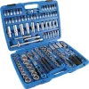 BGS technic Dugókulcs- és bitkészlet Gear Lock univerzális profillal, 1/4”, 3/8” és 1/2”, 192 részes, CrV acél (BGS 2247)