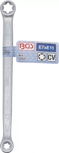 BGS technic E-profilú csillagkulcs E7xE11, egyenes kivitel (BGS 2265)