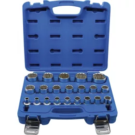   BGS technic Dugókulcsfej készlet tizenkétlapú profillal, 1/2”, 8–36 mm, 21 részes (BGS 2267)