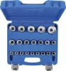 BGS technic Dugókulcsfej készlet tizenkétlapú profillal, 1/2”, 8–36 mm, 21 részes (BGS 2267)