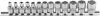 BGS technic Dugókulcsfej készlet tizenkétlapú fejekkel, 1/4”, 4–14 mm, 13 részes (BGS 2269)