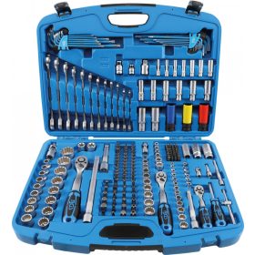   BGS technic 176 részes dugókulcs készlet, 1/4" + 3/8" + 1/2" (BGS 2290)