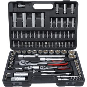   BGS DIY 94 részes dugókulcs készlet, 1/4" + 1/2" (BGS 2296)