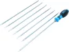 BGS technic Cserélhető pengés Torx csavarhúzó készlet T10–T40, normál és furatos profillal, 8 részes (BGS 2326)