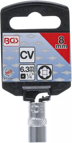 BGS technic 1/4" "Super Lock" dugókulcs, 8 mm (BGS 2348)