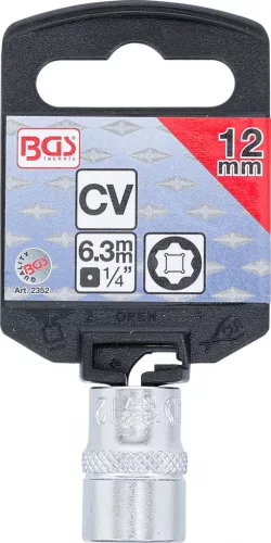 BGS technic 1/4" "Super Lock" dugókulcs, 12 mm (BGS 2352)