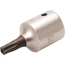   BGS technic 1/4" biztonsági Torx (fúrt) bitfej, TS15 (BGS 2355-TS15)