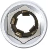 BGS technic Gyújtógyertya kulcs biztosító rugóval, 6 pontos, 18mm (BGS 2402)