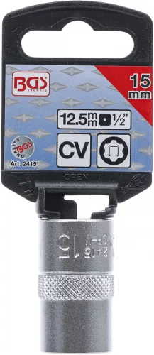 BGS technic 1/2" "Super Lock" dugókulcs, 15 mm (BGS 2415)